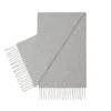 Hegarty Light Grey Lambswool Scarf Mens In Gray
