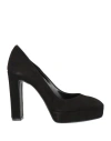Hegon Woman Pumps Black Size 11 Leather