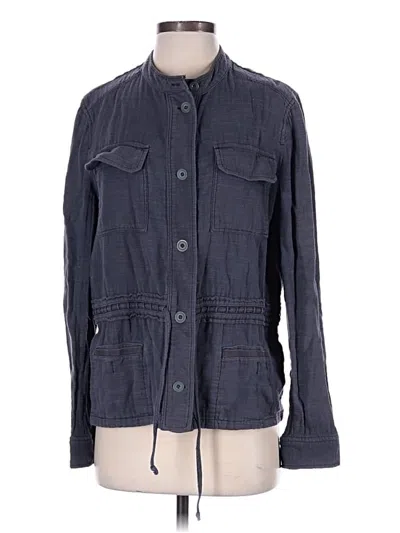 Pre-owned Hei Hei Long Sleeve Button Down Shirt In Blue