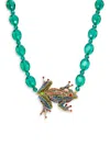 HEIDI DAUS WOMEN'S OX PLATED & CRYSTAL FROG NECKLACE