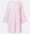 Heidi Klein Baie De Cassis Tiered Linen Kaftan
