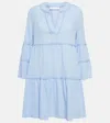 Heidi Klein Cap Mala Pom-pom Cotton Tunic In Cap Mala