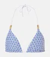 Heidi Klein Cape Cod Bikini Top In Prt