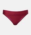 Heidi Klein Cassis Bikini Bottoms In Burgundy