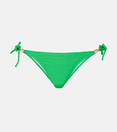 Heidi Klein Chamarel Bikini Bottom In Green