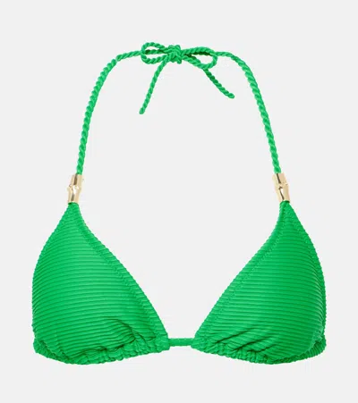 Heidi Klein Chamarel Bikini Top In Green