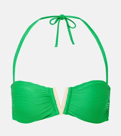 Heidi Klein Chamarel Bikini Top In Green
