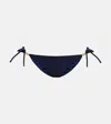 Heidi Klein Core Self-tie Bikini Bottoms In Dark Navy