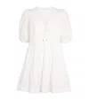 Heidi Klein Womens Wht-wht Rhode Island Broderie-anglaise Cotton Mini Dress