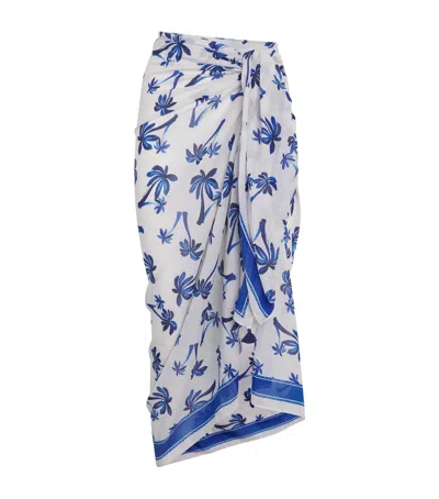 Heidi Klein Cotton-silk Palm Beach Sarong