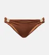 Heidi Klein Grasse Bikini Bottoms In Brown