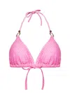 Heidi Klein Guana Island Bikini Top In Pink