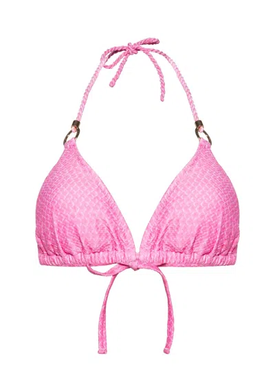 Heidi Klein Guana Island Bikini Top In Pink
