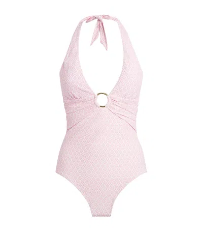 Heidi Klein Halterneck Cap Ferrat Swimsuit