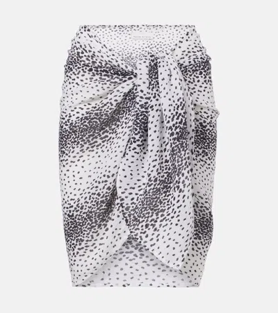 Heidi Klein Icaria Cotton And Silk Beach Cover-up In Pattern