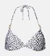 Heidi Klein Icaria Printed Bikini Top In Multi