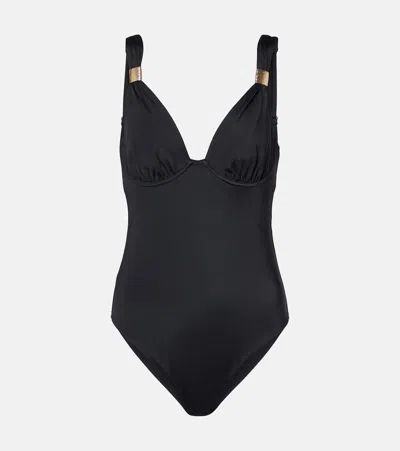 Heidi Klein La Bocana Swimsuit In Black