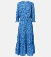 Heidi Klein La Marquet Cotton-blend Maxi Dress