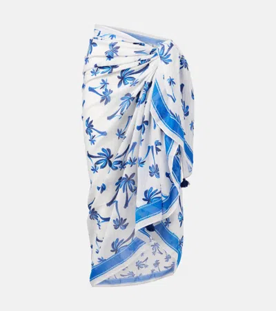 Heidi Klein Palm Beach Cotton And Silk Beach Cover-up