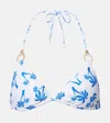 Heidi Klein Palm Beach Printed Bikini Top