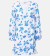 Heidi Klein Palm Beach Printed Linen Wrap Dress