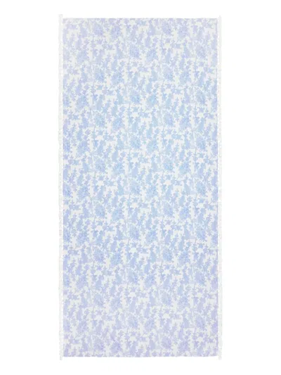 Heidi Klein 플라야 파라이소 페이즐리 프린트 사롱 In Blue