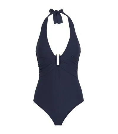 Heidi Klein Plunge U-bar Swimsuit