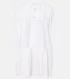 Heidi Klein Rhode Island Cotton Beach Cover Up In White