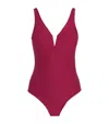 Heidi Klein Ribbed Cassis Swimsuit