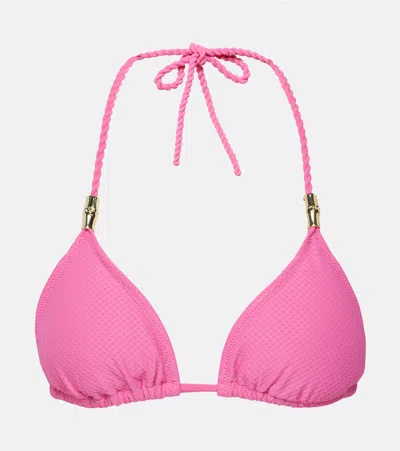 Heidi Klein Rope Bikini Top In Pink