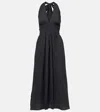 Heidi Klein Salis Shirred Cotton Maxi Dress