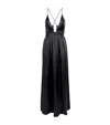 Heidi Klein Silk Meteora Maxi Dress In Black