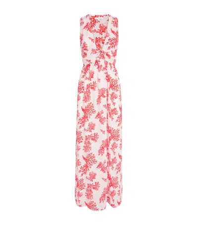 Heidi Klein Silk Scala U-bar Maxi Dress In Multi