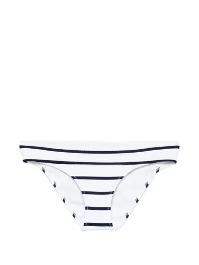 Heidi Klein Stripe-pattern Bikini Bottoms In White