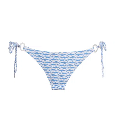 Heidi Klein Tinos Triangle Bikini Briefs In Blue
