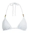 Heidi Klein Triangle Elba Bikini Top In White