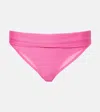 Heidi Klein Womens  Tulum Fold-over Bikini Bottoms In Pink