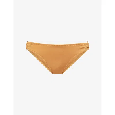 Heidi Klein Womens Ocr-ocr Atrani Ring Bikini Bottoms In Brown