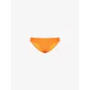 HEIDI KLEIN WOMENS ORG-ORG SAN SEBASTIAN RECTANGLE-HARDWARE BIKINI BOTTOMS XS
