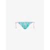 Heidi Klein Womens  Santa Rosa Reversible Bikini Bottoms In Prt-prt