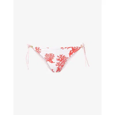Heidi Klein Womens Prt-prt Scala Triangle Bikini Bottoms In Multi