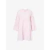 Heidi Klein Womens Pnk-pnk Baie De Cassis Linen Kaftan Mini Dress Xl