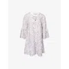 Heidi Klein Womens Oracabessa Printed Linen Kaftan Prt-prt Xl In Prt-prt