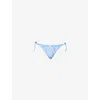 Heidi Klein Womens Playa Paraiso Reversible Low-rise Bikini Bottoms Prt-prt Xs In Prt-prt