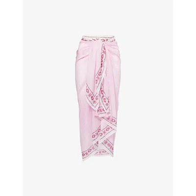 Heidi Klein Womens Prt-prt Provence Cotton-silk Sarong