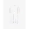 Heidi Klein Womens Wht-wht Rhode Island Broderie-anglaise Cotton Mini Dress