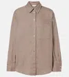 Heidi Klein Zakynthos Linen Shirt In Brown