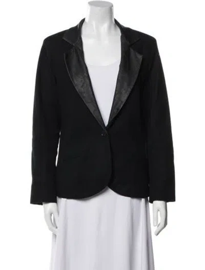 Pre-owned Heidi Merrick Blazer In Black