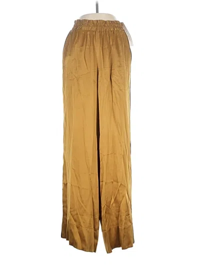 Pre-owned Heidi Merrick Casual Pants In Gold