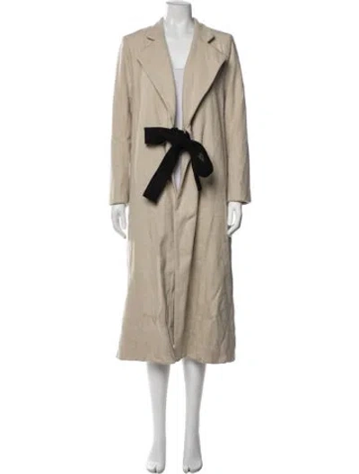 Pre-owned Heidi Merrick Coat In Neutrals
